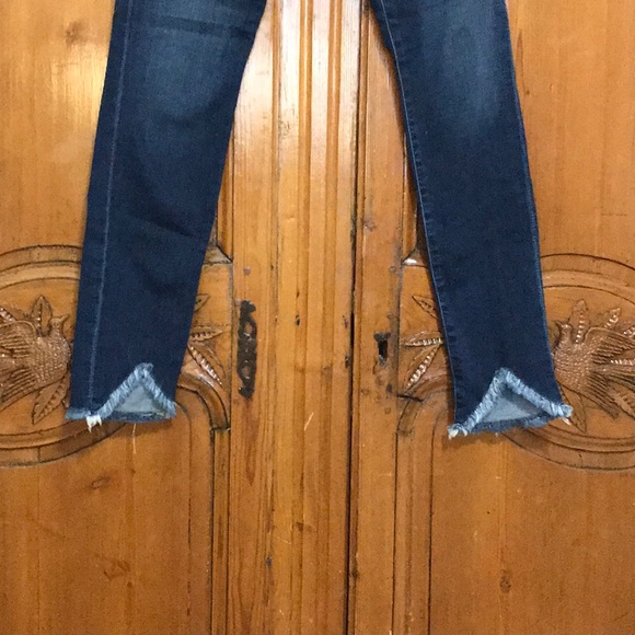 Frame Le High Triangle Selma Raw Hem Jeans - Picture 5 of 11